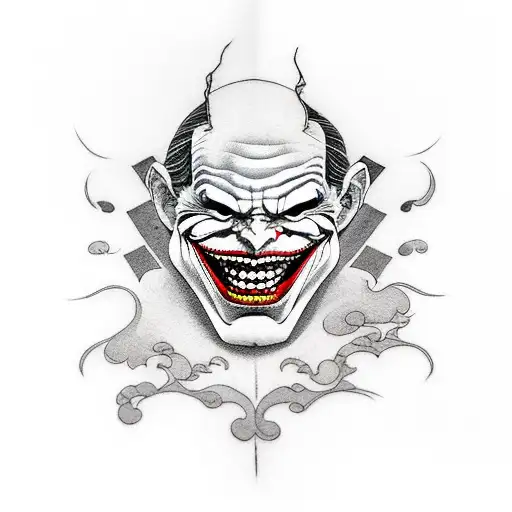 Sonrisa Del Joker De Dc