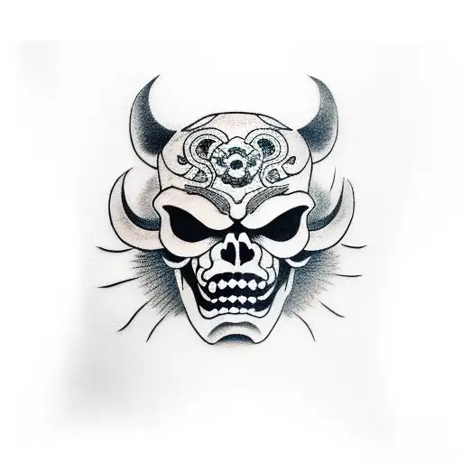 Oni Mask Skull