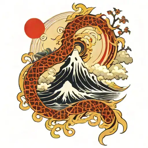 A Tattoo Design Combining Elements Of Historical Fiction Novels And Music