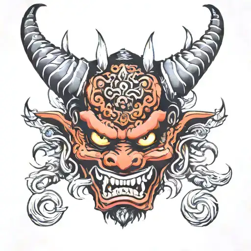 Us Army Oni Demon Mask