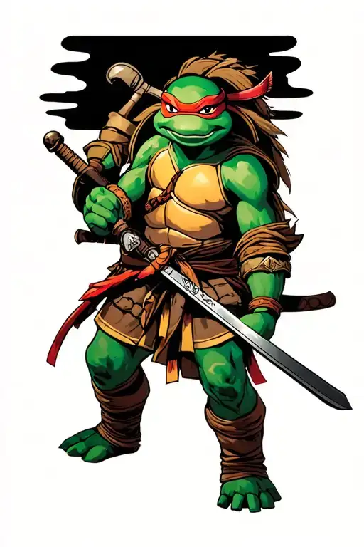 Tmnt Leonardo Calm Stance With Sword