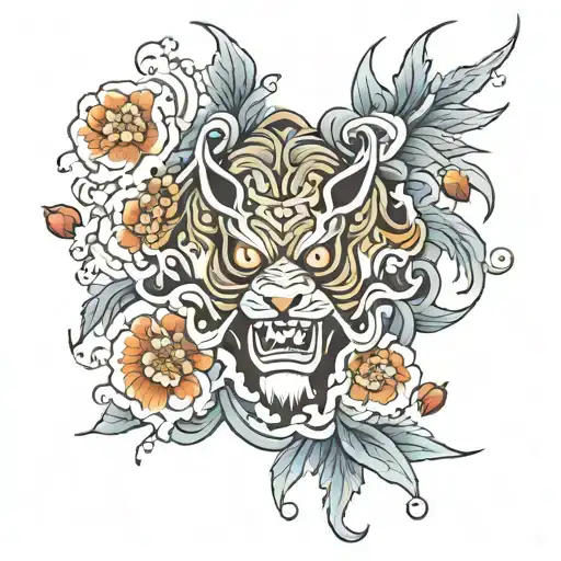 Japanese Color Tattoo Inspired