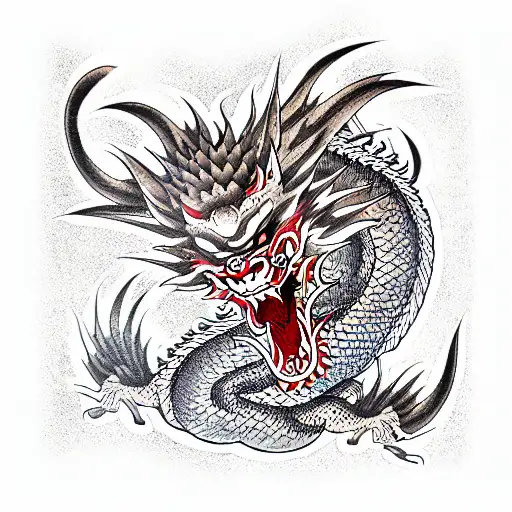 Dragon Japan Sun Samurai Yokai