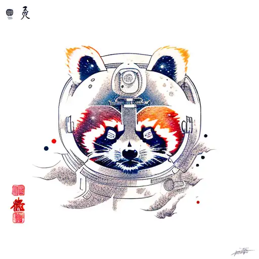 Space Will Red Panda