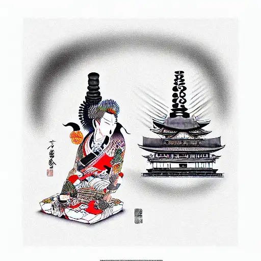 Japanese Evil In Between Gautam Buddha