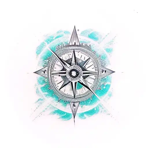 Sunset Compass Polynisian With Name Yeigie