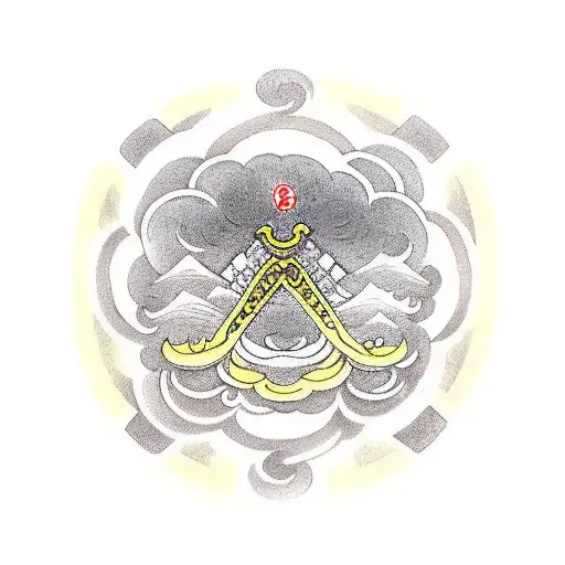 A Japanese Symbol Combining The Letters B A K A