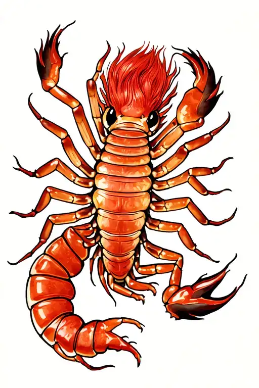 Red Headed Chinese Centipede