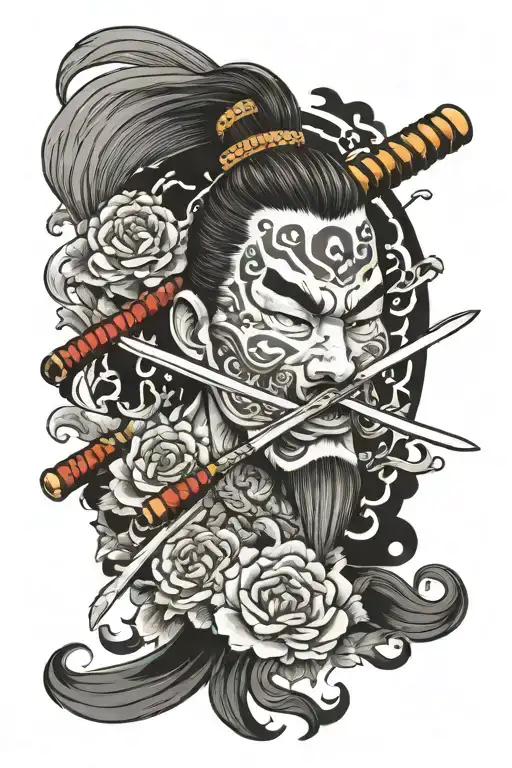 Paint Brush And Sword