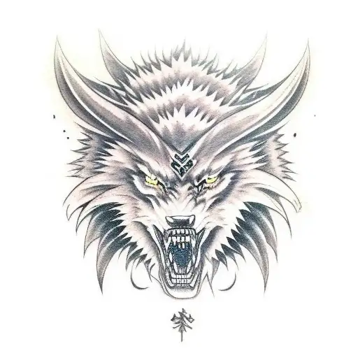 Demon Wolf Beast Warrior