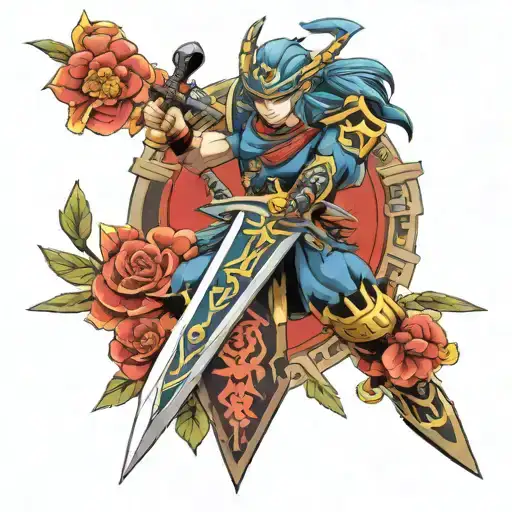 Tryforce With Master Sword