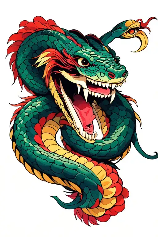 Midlle Ages Snake Knight Tooth The Fool