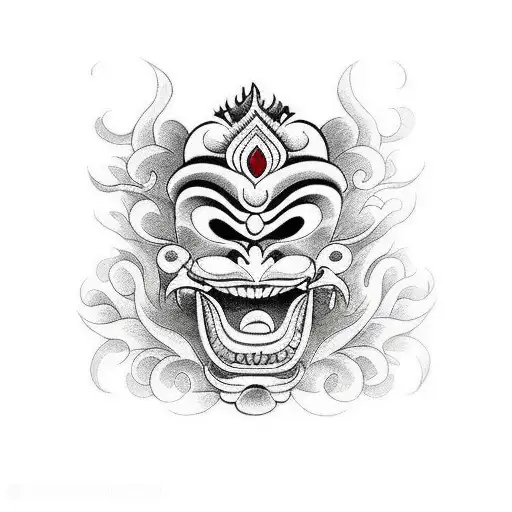 Balinese Masks Good And Evil
