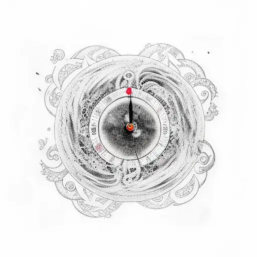 Black Hole Destroying A Clock