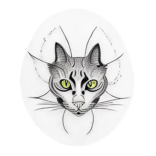 Black Cat With Two Faces