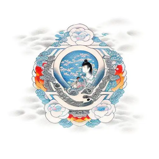 Mother And Children Symbol