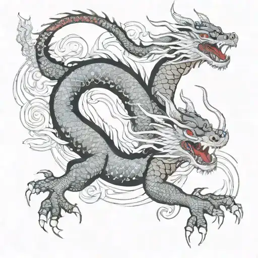 Dragon Hero Kills Demon