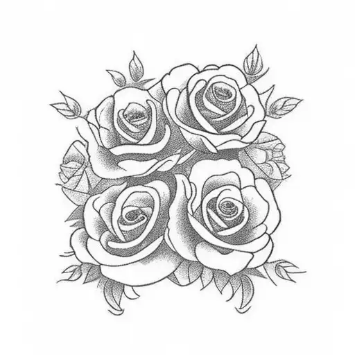 A Traditional Anchor Surrounded By Roses And A Banner That Says 'Boys Dont Cry'