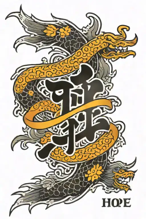 Kanji For Hope Faith Live Love