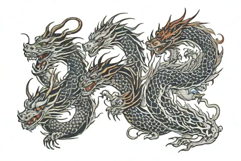 Dragon Triptych