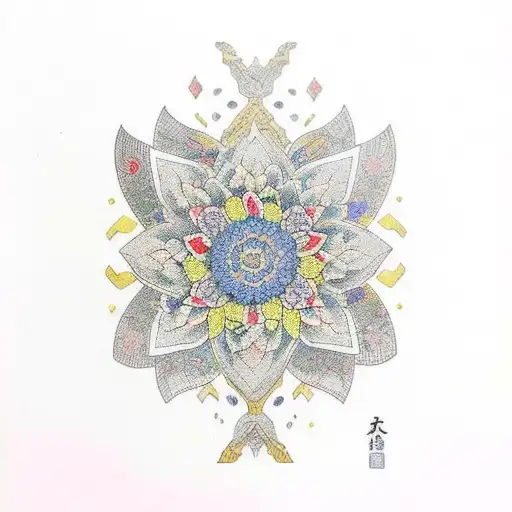 Egyptian Oriental Floral