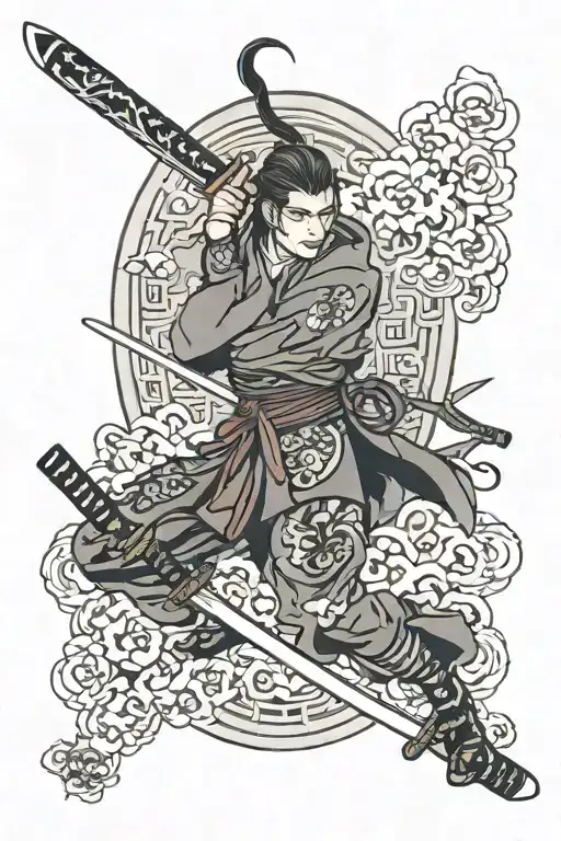 Katana Over The Knee