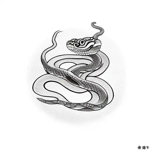 Snake In Shape Of Infinity