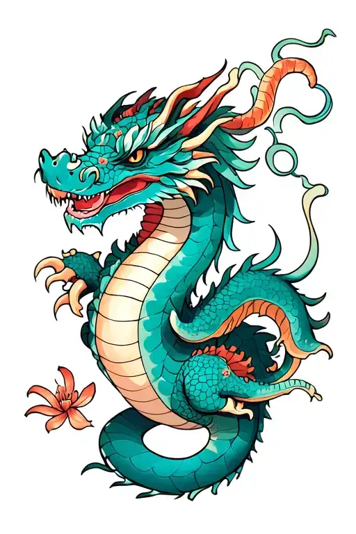 Dragon Made From Mishrooms