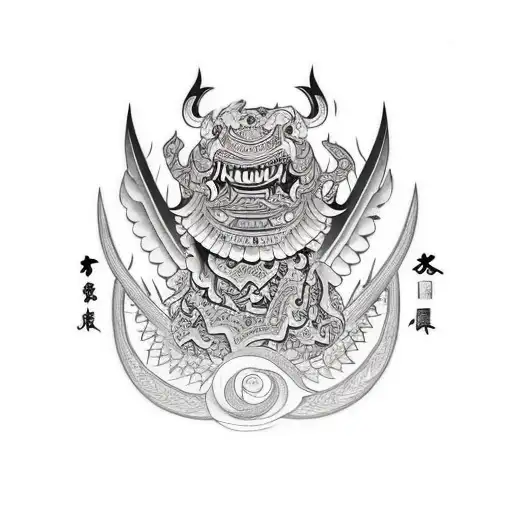 Symbol That Shows Pain And Strength