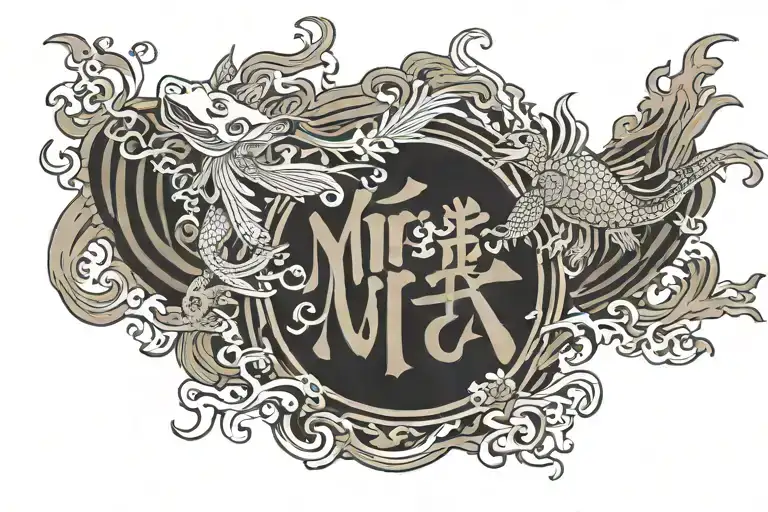 Mia Ava Baby Names On Chest