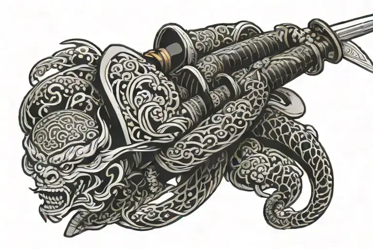 Katana Over The Knee