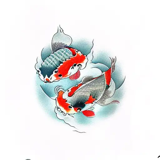 3 Japanesse Koi Fish