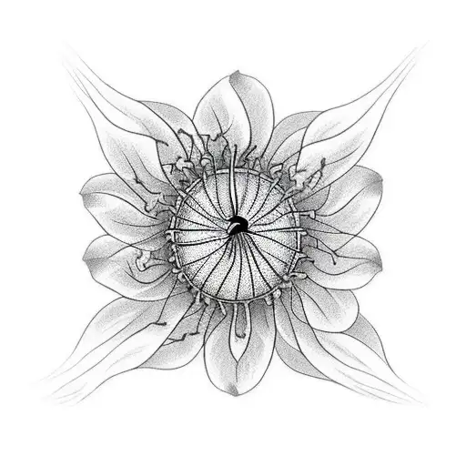 Spider Lily Vines Wrapped Around A Microphone