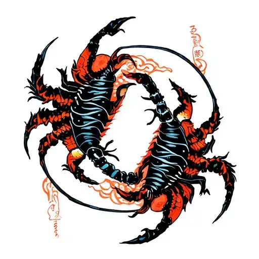 Ying And Yang Brother And Sister Scorpion Balances