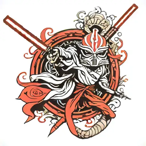 Number Eleven In Red Light Sabers Star Wars