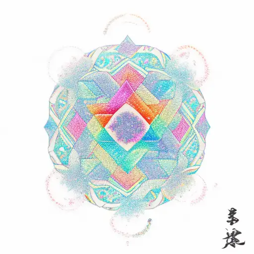 Heptagon With Rainbow Gradient