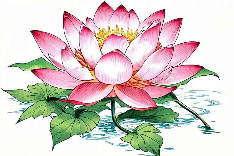 Dainty Lotus Flower