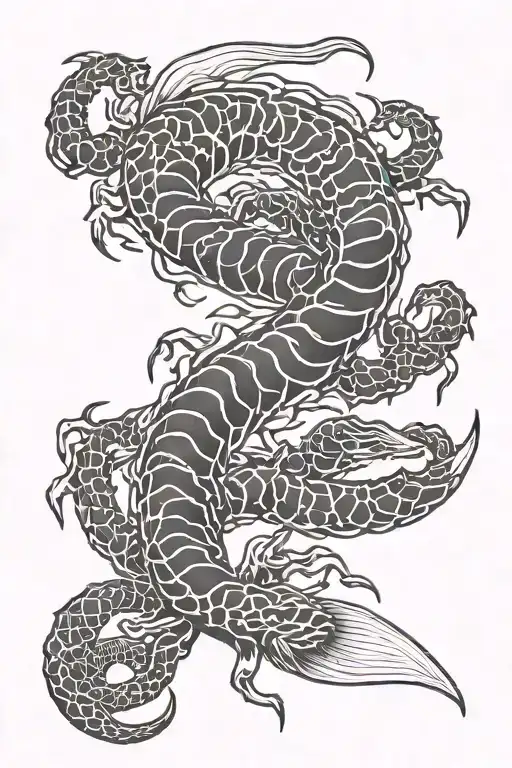 Scorpion Tail Wrapped