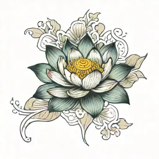 Lotus Flower Blooming Flower
