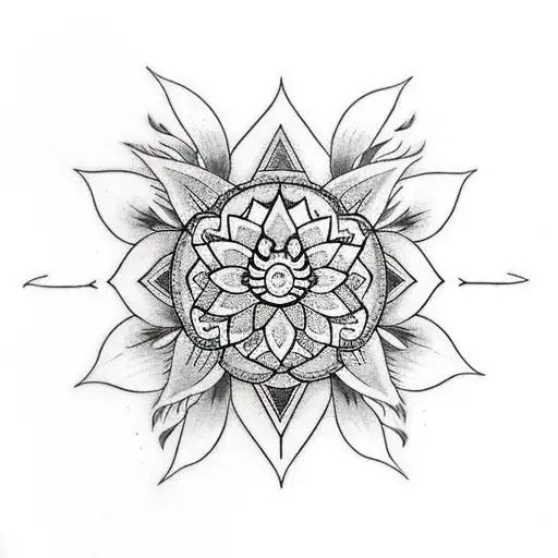 Crecent Moon Lotus Flower Pisces Dream Catcher Butterfly