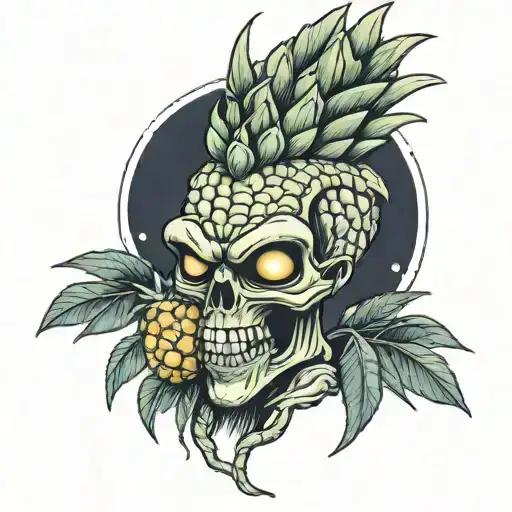 Alien With A Pineapple