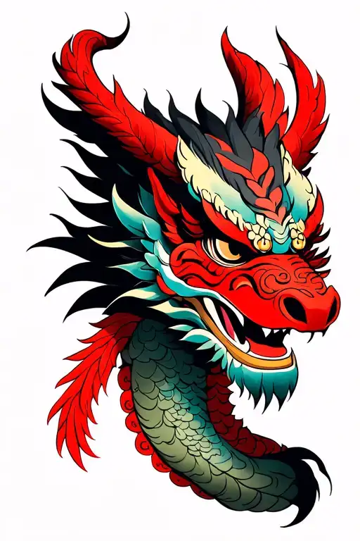 Tengu Mask Wirth Dragon