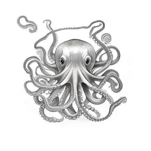 Octopus Inside The Bottle