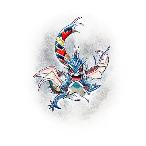 Pokemon Gyarados With Hyper Beam