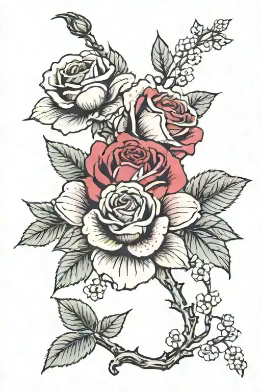 Nesler With A Rose Background