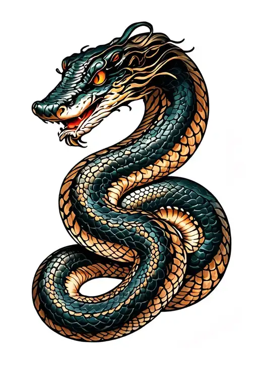 Irezumi Japanese Snake