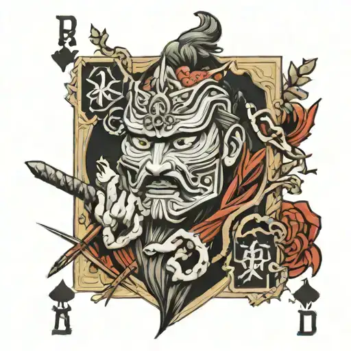 Diamond Playing Card Ronin Warrior