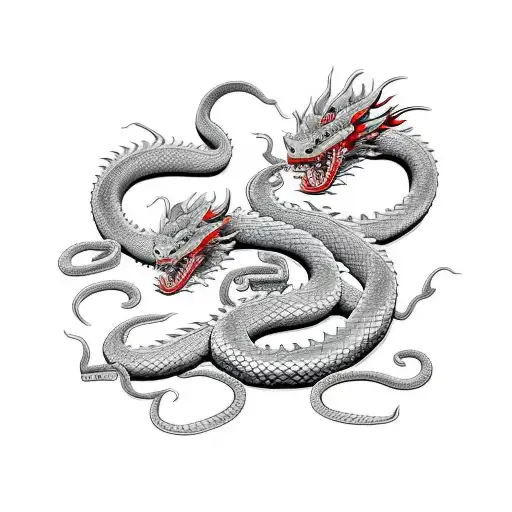Dragon And Snake