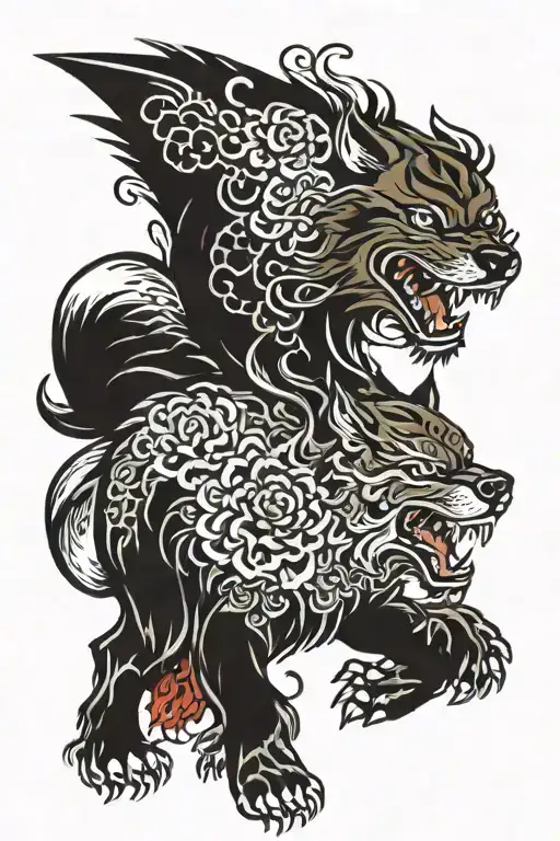 Fenrir Wolf Yakuza