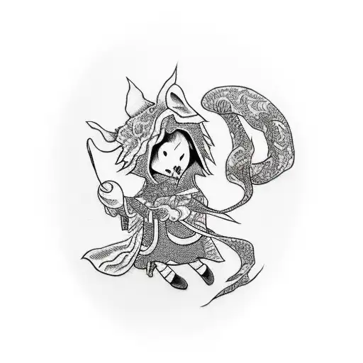 Ball-gagged Little Red Riding Hood And The Woolf In On Person